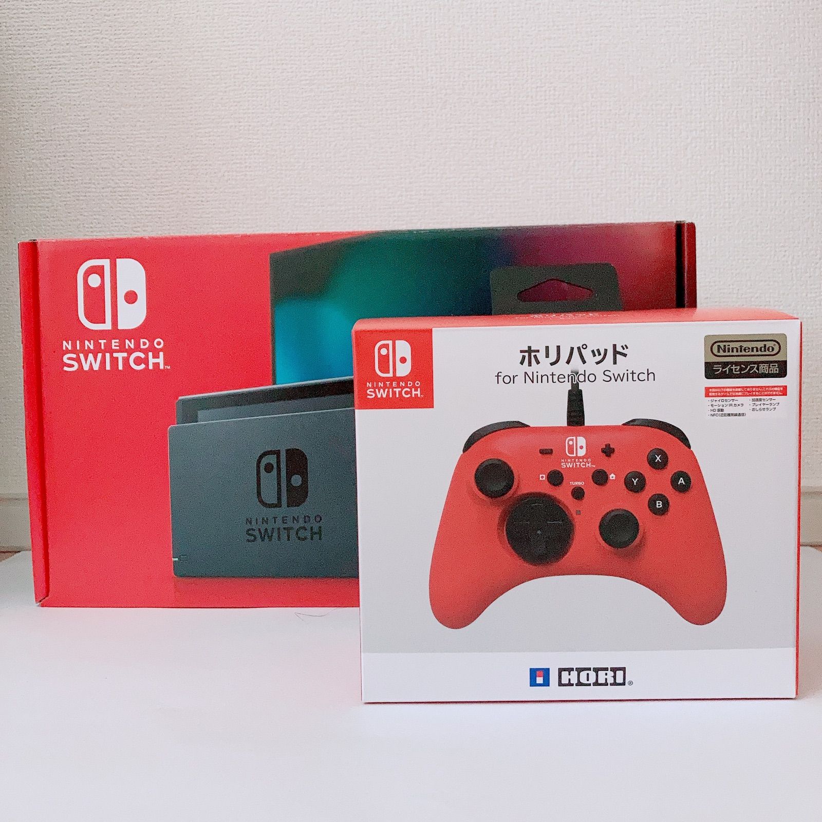 ジャンク品 Nintendo Switch 本体 HAC-001 ホリパッド - メルカリ