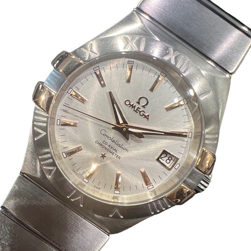 オメガ OMEGA コンステレーションコーアクシャルクロノメーター35ｍｍ 123.20.35.20.02.003 K18ピンクゴールド／ステンレススチール 自動巻き メンズ 腕時計