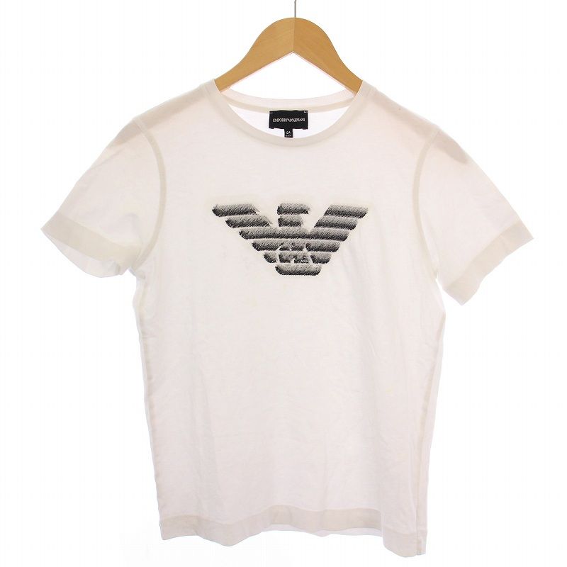 EMPORIO ARMANIエンポリオアルマーニ/ロゴプリント入りTシャツ エンポリオアルマーニ EMPORIO ARMANI アパレル Tシャツ