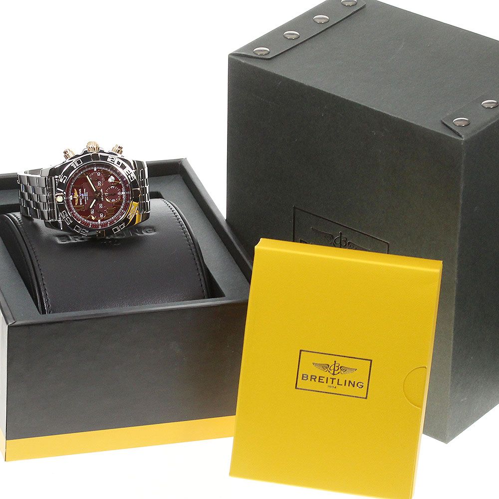 ☆美品 ★箱・保証書付きブライトリング クロノマット JSP 日本限定500本 AB0115 自動巻き メンズ_738551 ☆美品☆箱・保証書付きBREITLINGブライトリング クロノ