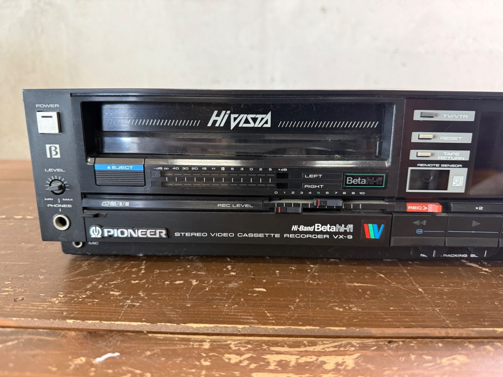 パイオニア HiBand ベーターデッキ VXー9【通電のみ確認 パイオニア HiBand ベーターデッキ VXー9【通電のみ確認