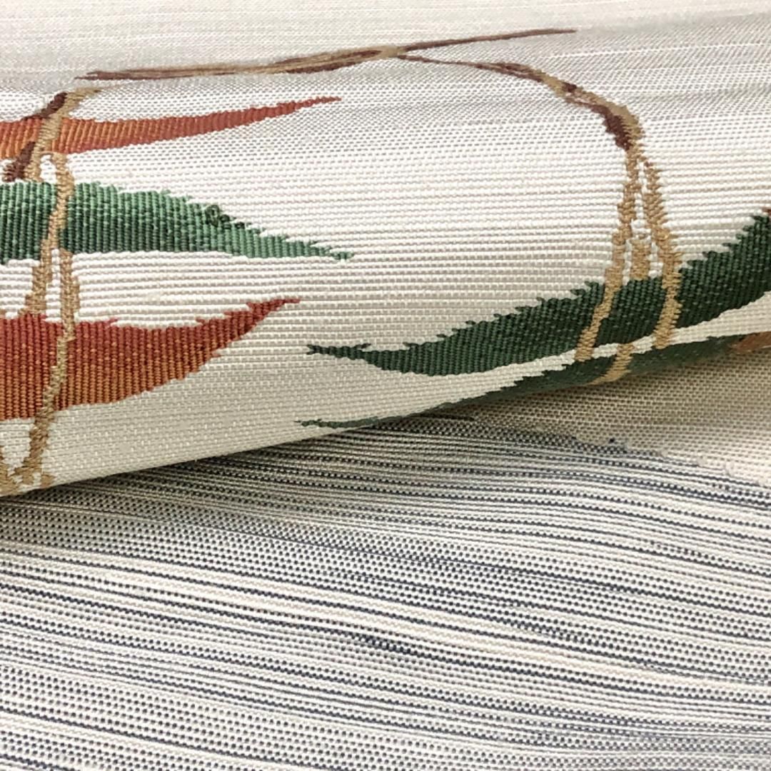 霧模様に唐辛子 茄子