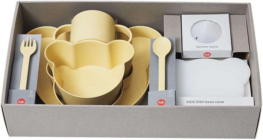 新品 tak BIO KIDS DISH gift box ボックス ベア ビッグ イエロー JTN-2021-YL 1962 Flat Baby  メルカリ