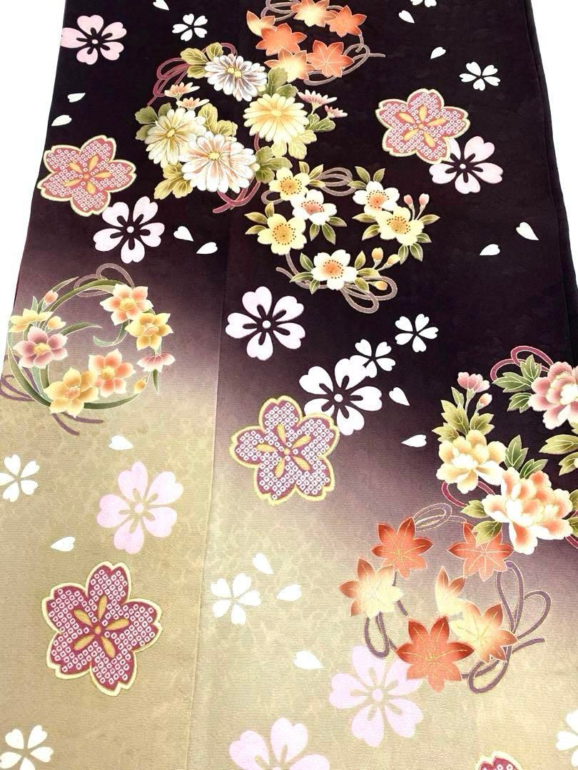 振袖 豪華 金彩 刺繍 紋意匠 身丈165cm MO2958 - メルカリ