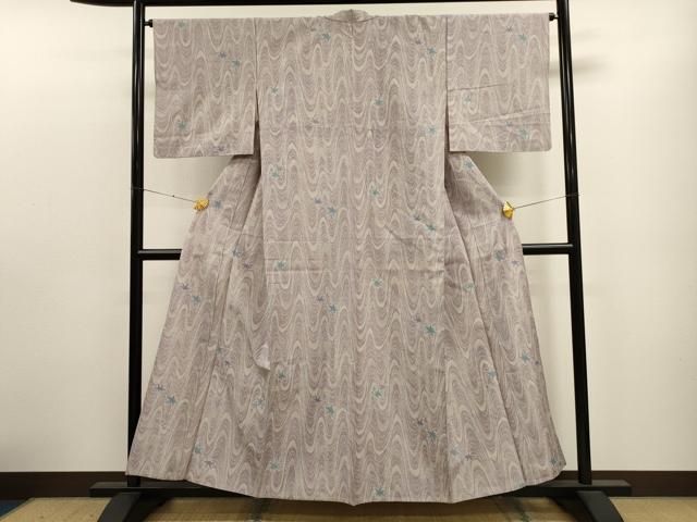 平和屋着物▽上質な紬　単衣　竜田川　正絹　逸品　CAAT9395dy 平和屋着物▽上質な紬 単衣 竜田川 正絹 逸品 CAAT9395dy - メルカリ