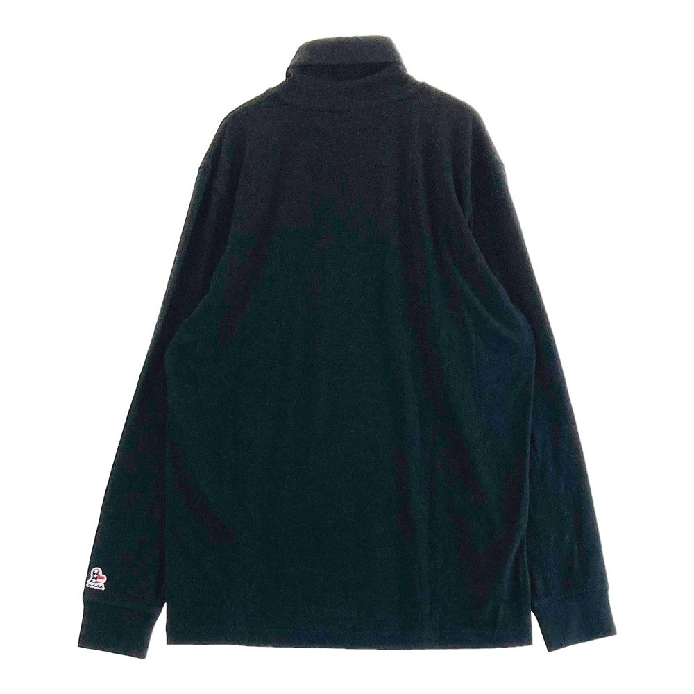 サイズ L MUTA MARINE ムータマリン 起毛 タートルネック 長袖Tシャツ ブラック系 240101532001 ゴルフウェア メンズ ストスト