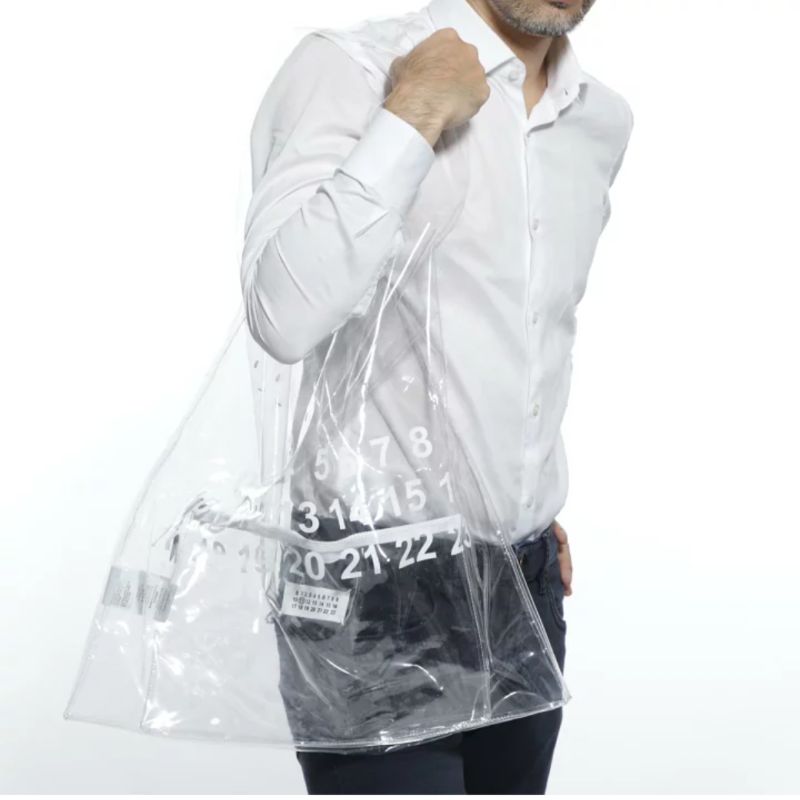 可愛い Maison Margiela クリアトートバッグ Maison Margiela】クリア トートバッグ - メルカリ