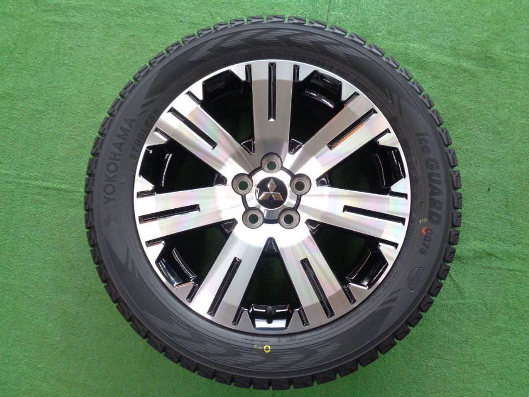 デリカD 5純正 スタッドレスセット 18インチ ヨコハマ アイスガードG075 225 55R18 神奈川県