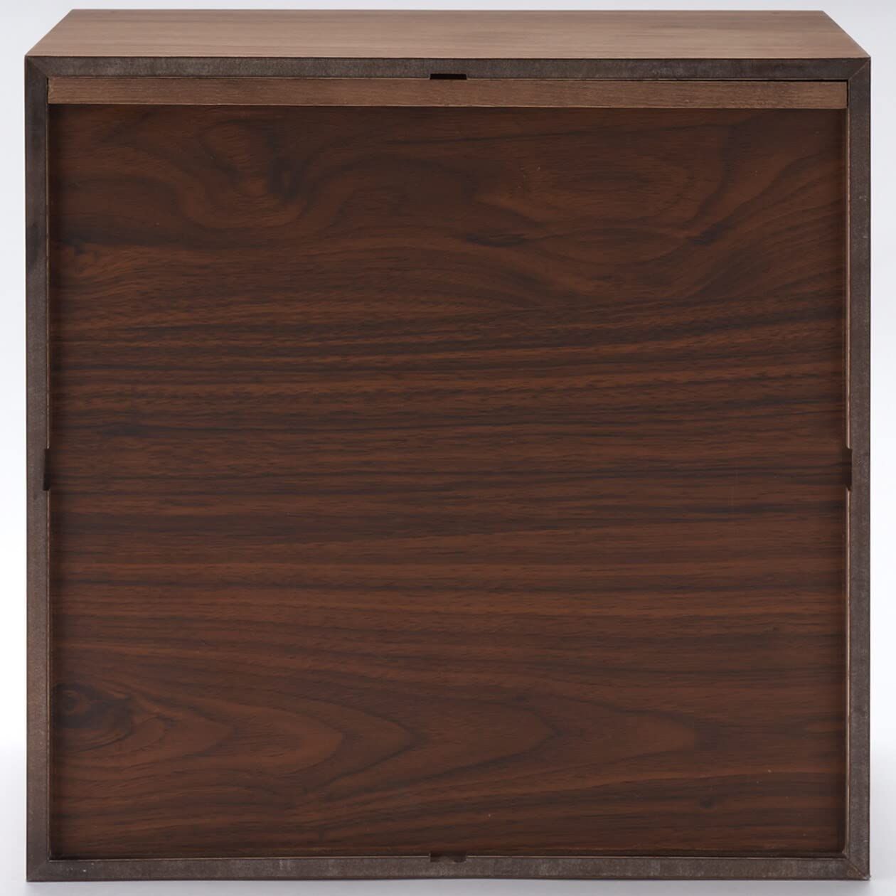 12381150 ウォールナット材突板 引出し4個 幅37×奥行28×高さ37cm スタッキングチェスト 無印