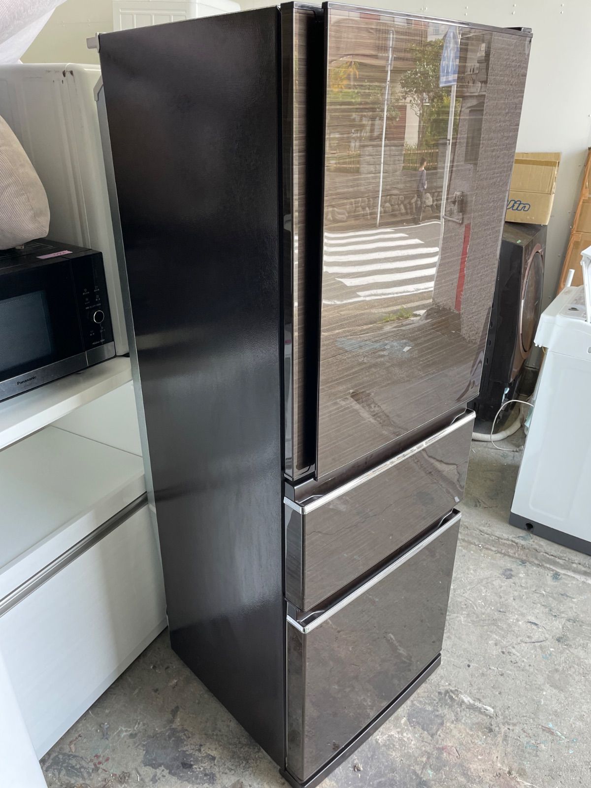 三菱製 ノンフロン冷凍冷蔵庫 2020年製