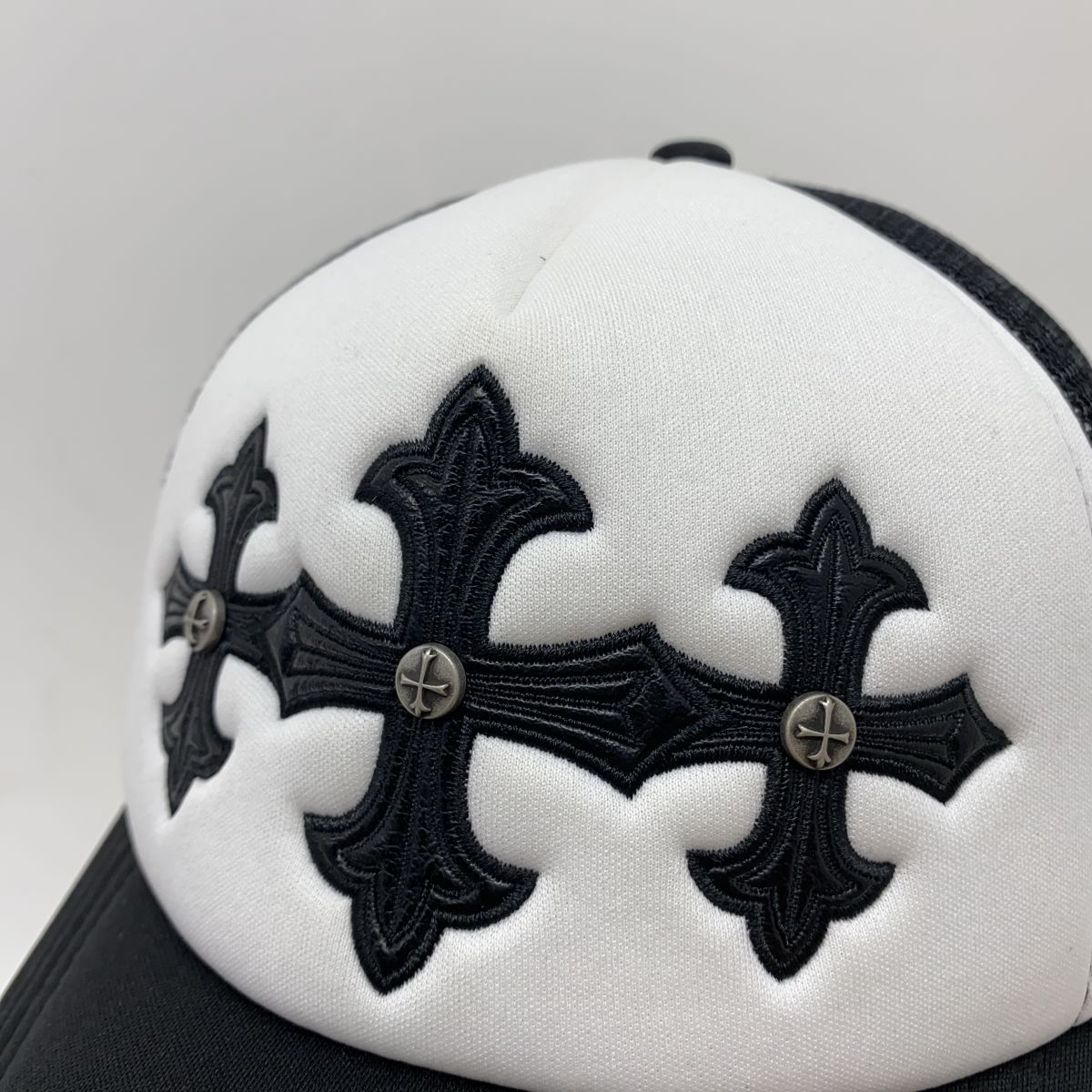 SUPPLIER サプライヤー Cross Leather Patch Mesh Cap クロスレザー