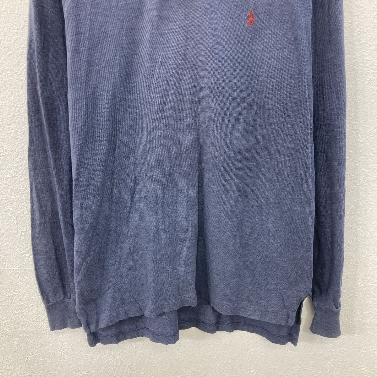 POLO RALPH LAUREN 長袖 ポロシャツ S ネイビー系 ポロラルフ
