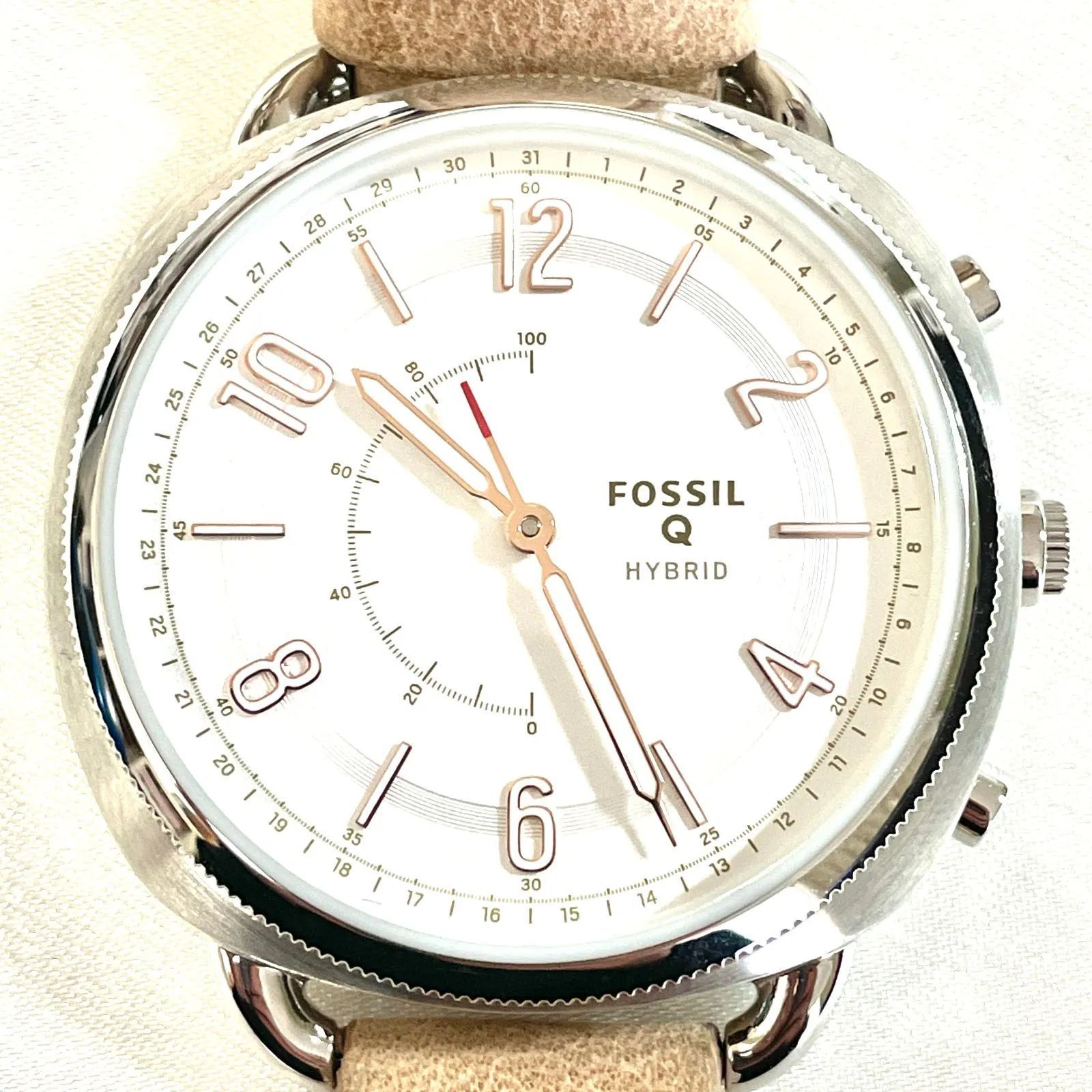 FOSSIL フォッシル Q HYBRID ACCOMPLICE サンドレザー FTW1200 NDW3A