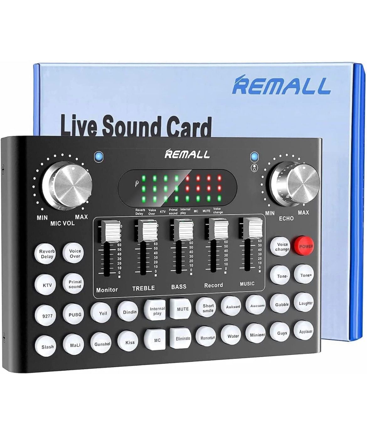 Live The sound card V8 サウンドカード ボイスチェンジャー - 器材