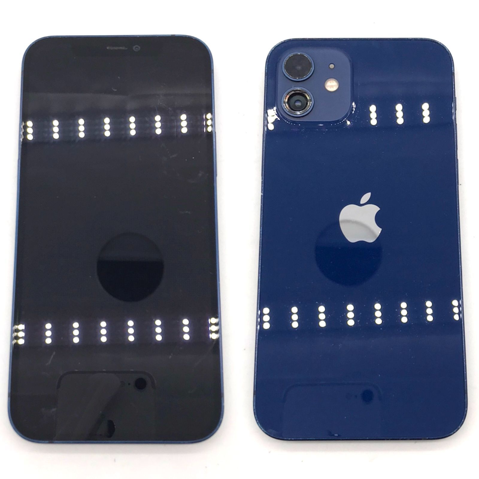 ▽【Dランク/ジャンク品】国内版SIMフリー iPhone12 64GB ブルー 