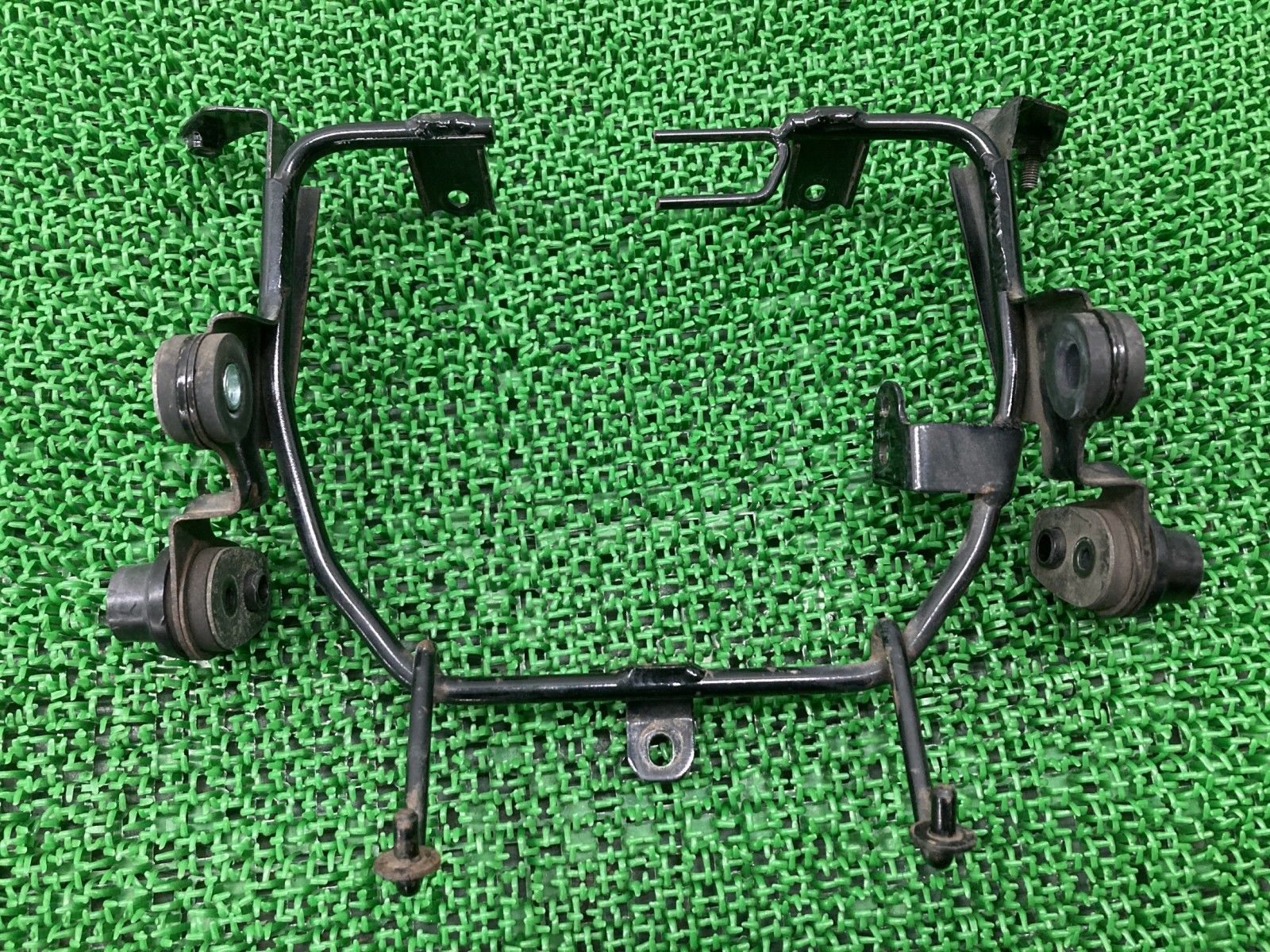 ZRX400 ヘッドライトステー カワサキ 純正 ZR400E アッパーカウルステー ビキニカウルステー ウインカーステー 曲がり無し 【】 4