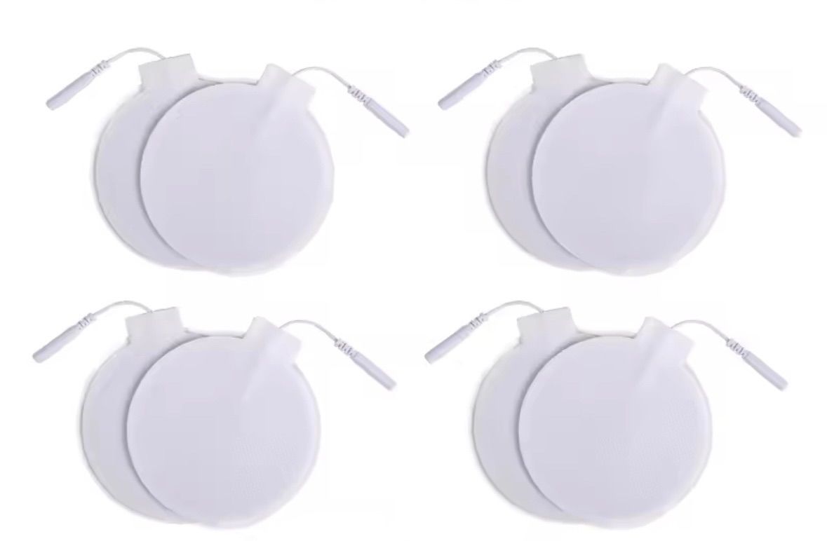 楽トレコアレなどEMS低周波用丸型直径8.5cm粘着パッド96個