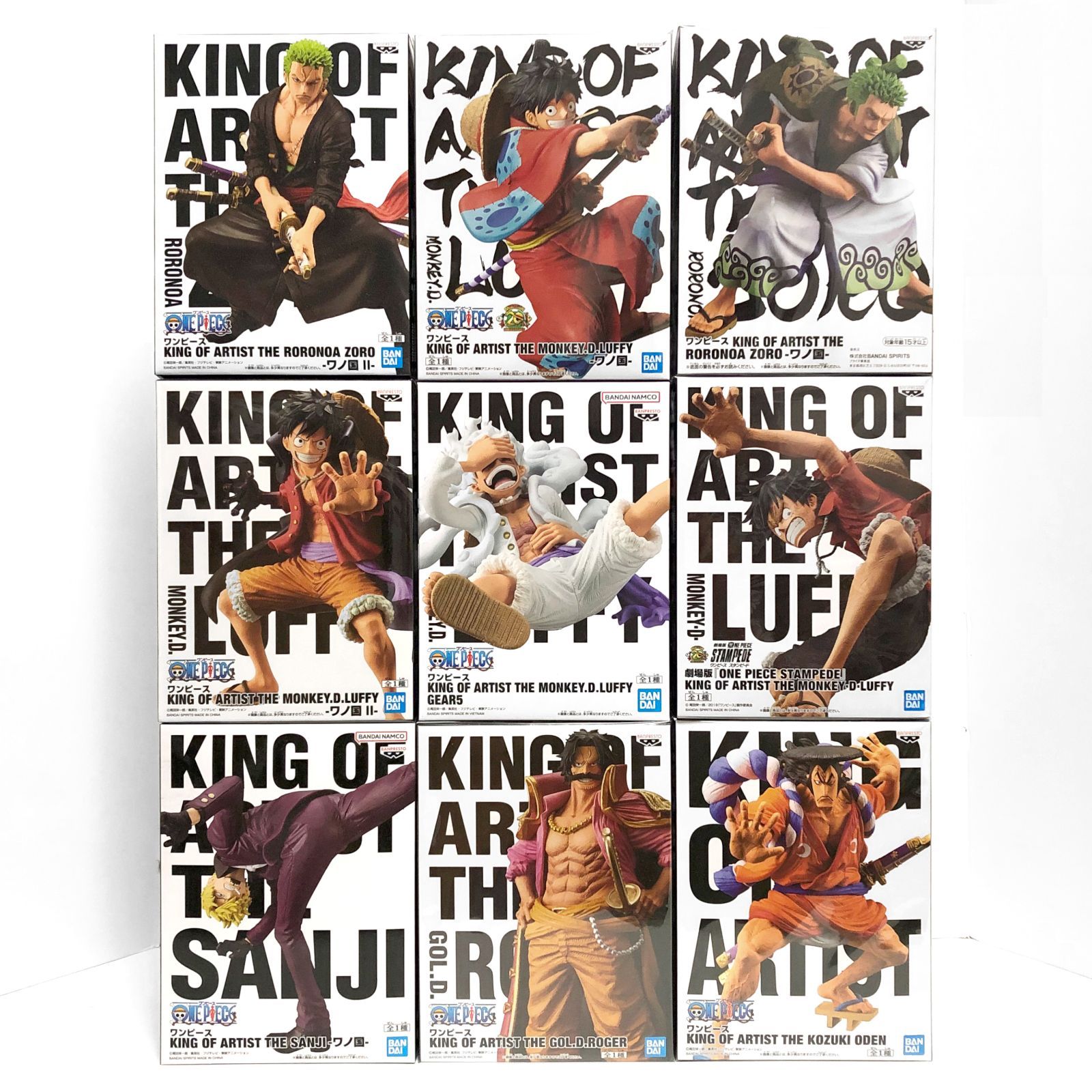 ONE PIECE ワンピース KING OF ARTIST ニカ GEAR5 ルフィー ゾロ