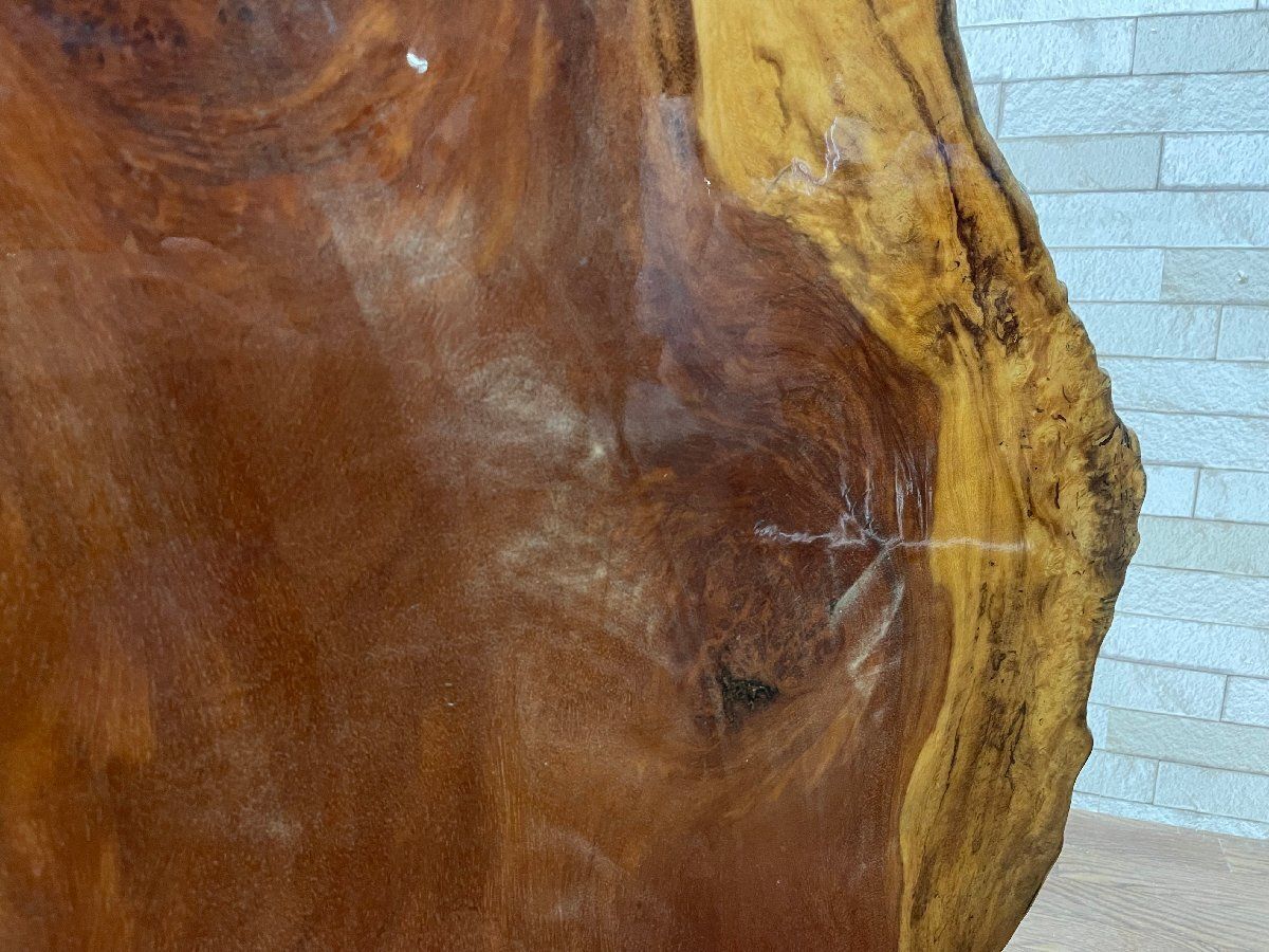 衝立 天然木 杢 花梨瘤 衝立 一枚板 天然木 玉杢 花梨瘤