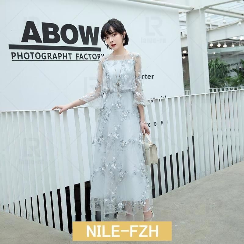 結婚式 パーティードレス 大きいサイズ ワンピース マタニティ お呼ばれ レース フリル ドレス マキシ きれいめ 楽チン 女子会 食事会 デーWPおすすめ注目 MAAHADDERANG_COM