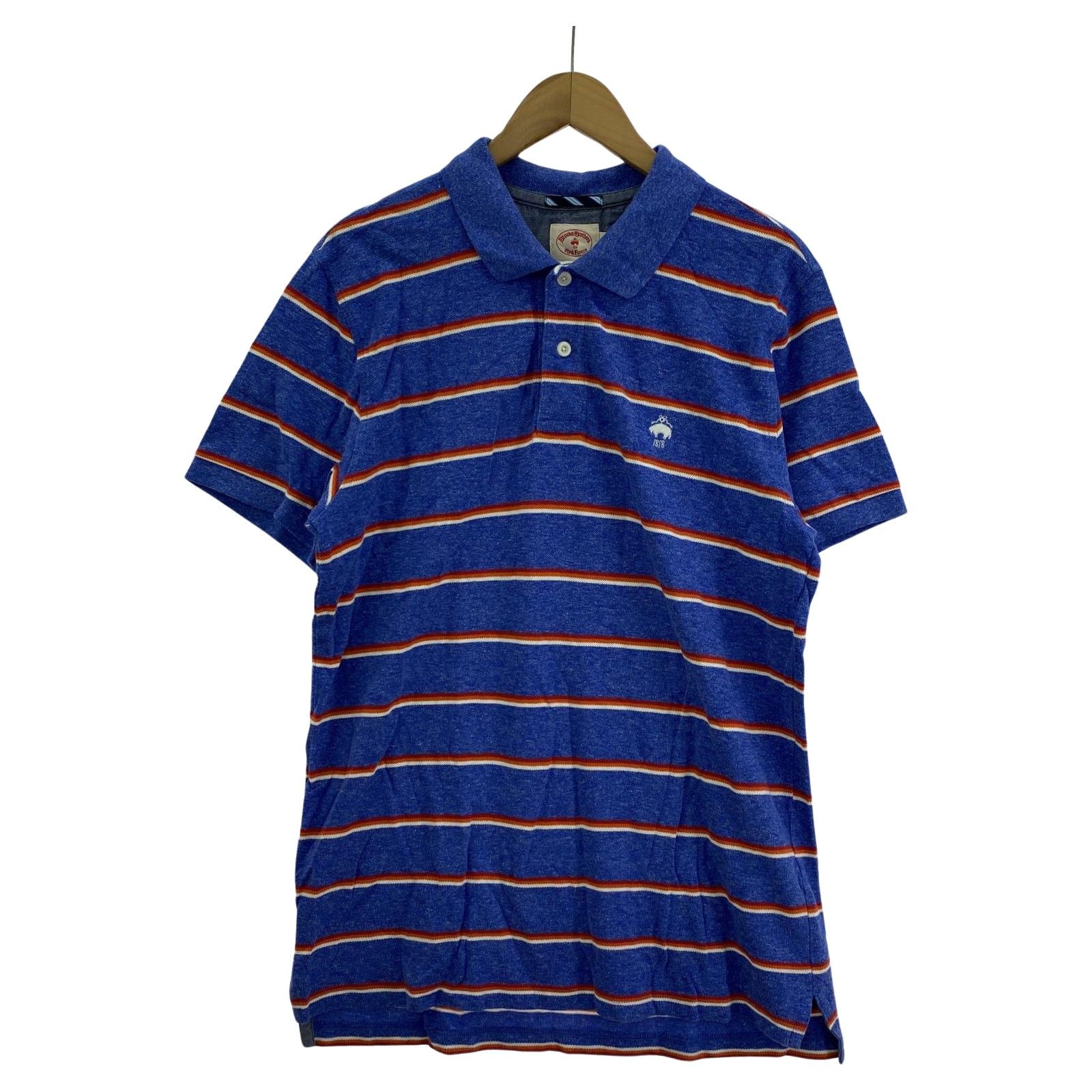 BrooksBrothers ブルックスブラザーズ　ポロシャツ M Brooks Brothers ブルックスブラザーズ リネン混 ボーダーポロシャツ