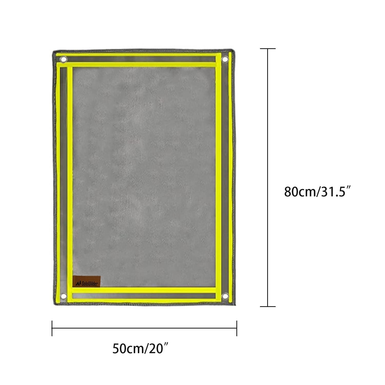 特価】SoloWilder 薪ストーブマット 80*50 センチメートルファイヤー