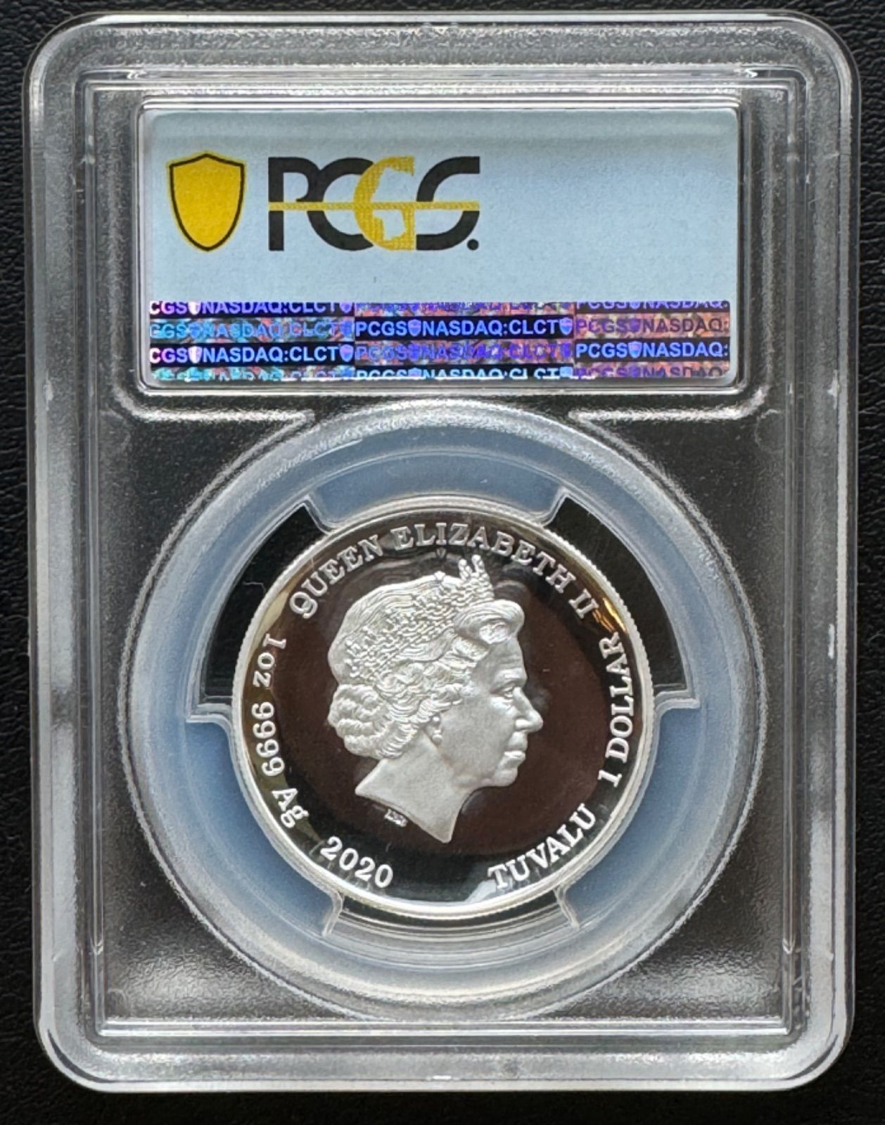 007 ジェームス・ボンド(1ドルカラー銀貨)PCGS PR70DCAM最高鑑定 ☆最高鑑定38枚のみ COA・BOX付 2020年 イギリス ジェームズ