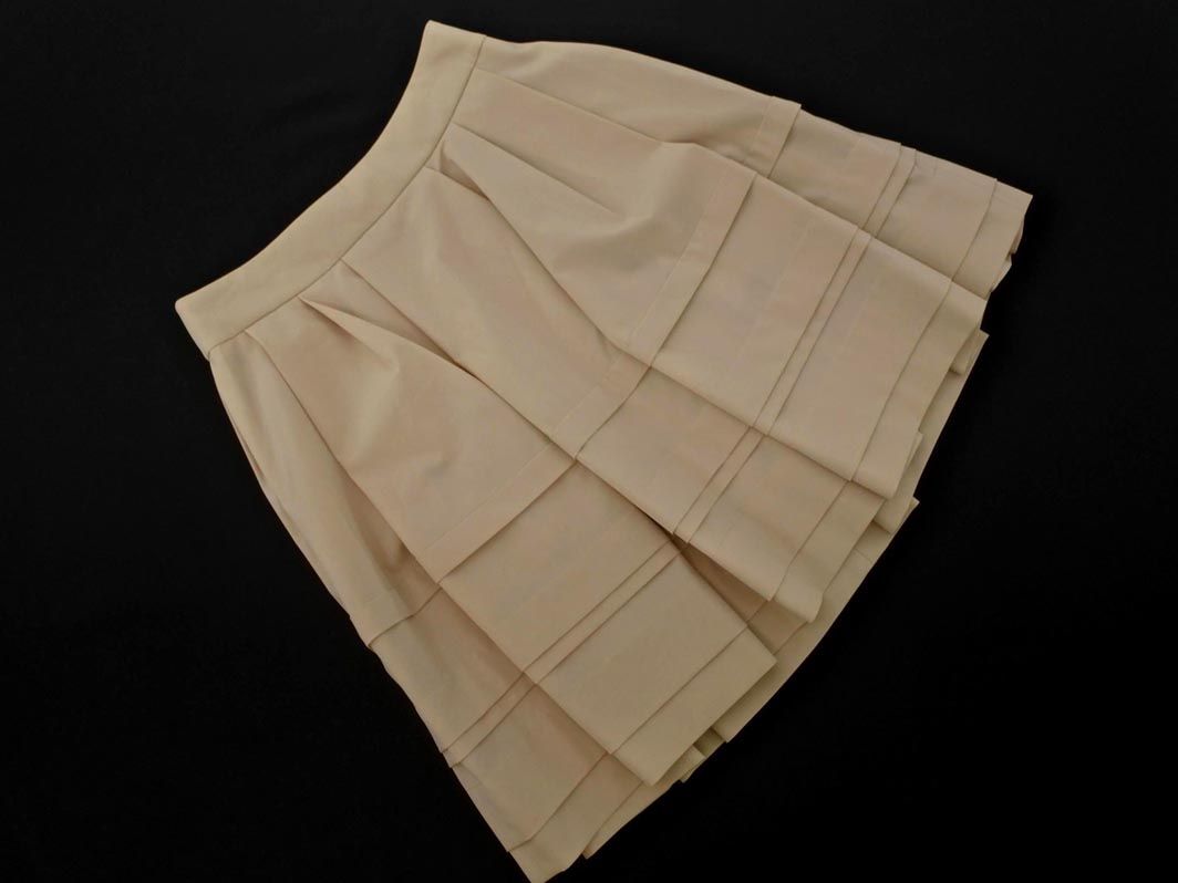 foxey フォクシー ティアード フレア スカート size40/ベージュ