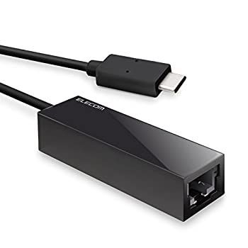 【中古】エレコム 有線LANアダプター USB3.1 Gen1 (USB3.0) Type-C USB-C→RJ45 変換アダプター ギガビット 【Windows 10/8.1/7、Mac 10.15/10.14/10.13