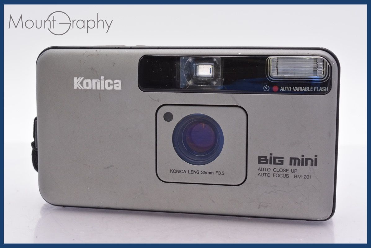 特別 コニカ Konica BiG mini BM-201 35mm F3.5 同梱可 yk5144