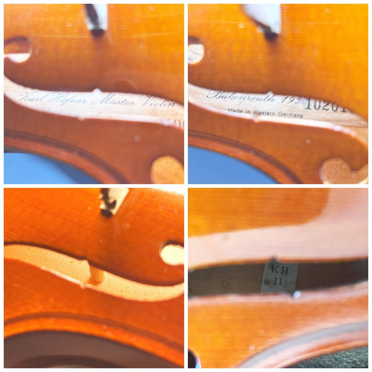 Karl Hofner Master Violin KH11 3/4サイズ 1990年製 カール ヘフナー  