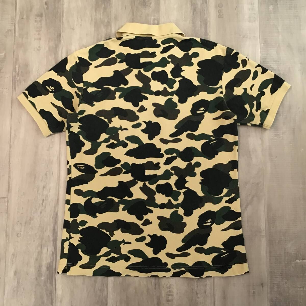 A BATHING APE エイプ　迷彩柄ポロシャツ サイズＬ 中古・古着通販】A BATHING APE (ア ベイシング エイプ) カモ柄