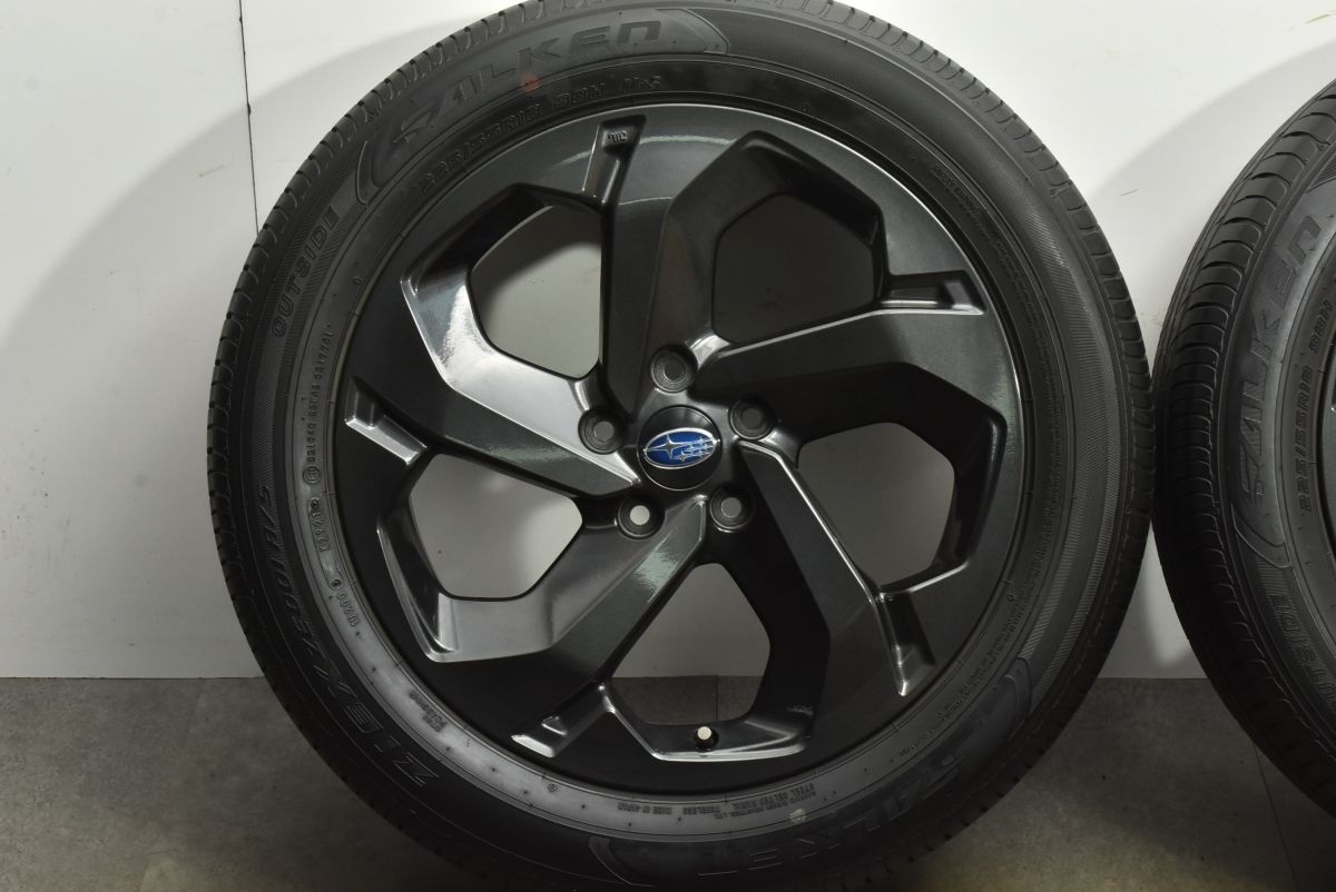 美品】スバル SK フォレスター 純正 18in 7J +48 PCD114.3 ファルケン 