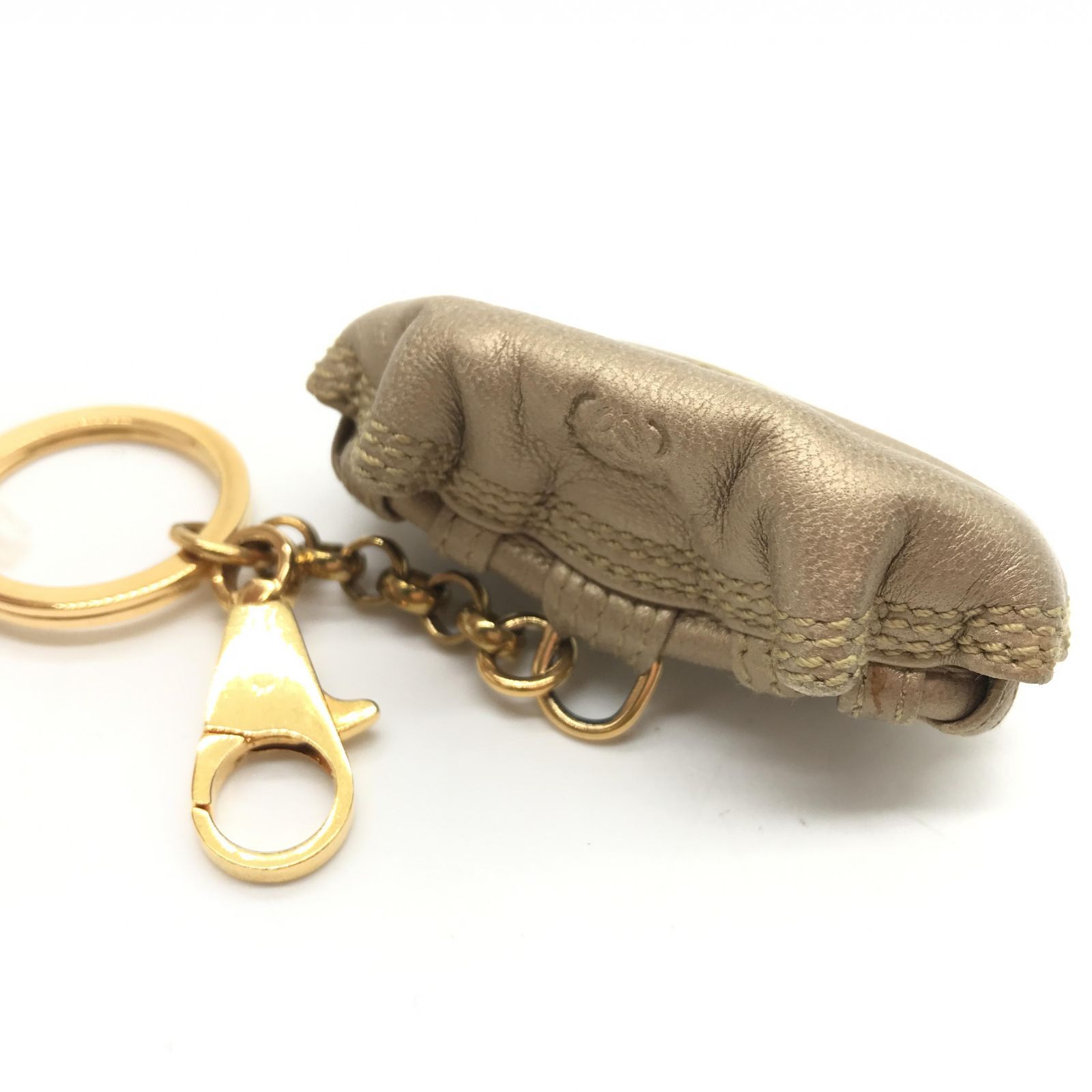 LOEWE ロエベ バックチャーム キーホルダー ナッパアイレ レザー