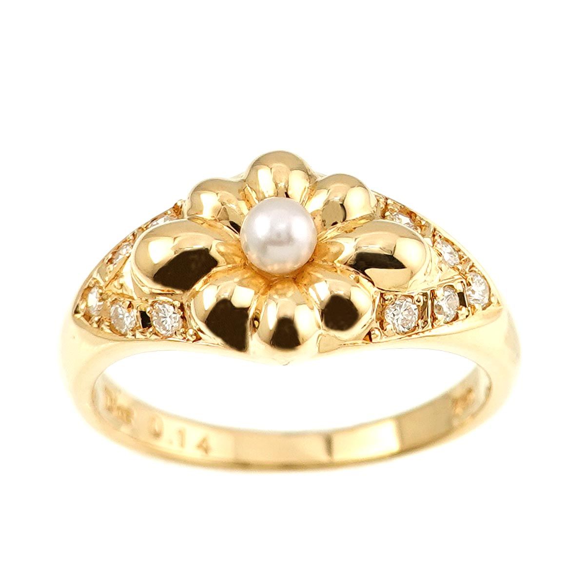 クリスチャン ディオール Christian Dior 11号 リング ベビーパール  