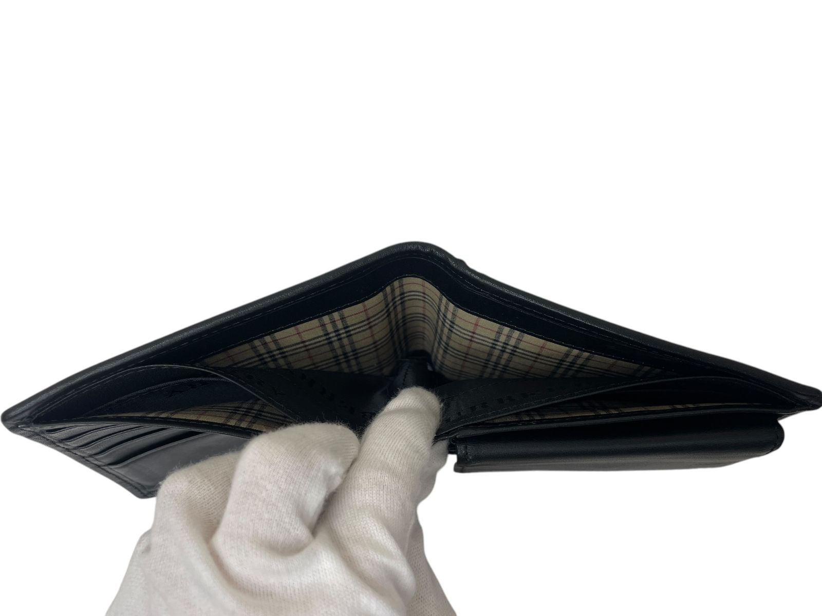 BURBERRY (バーバリー) 二つ折り財布 ウォレット 裏ノバチェック