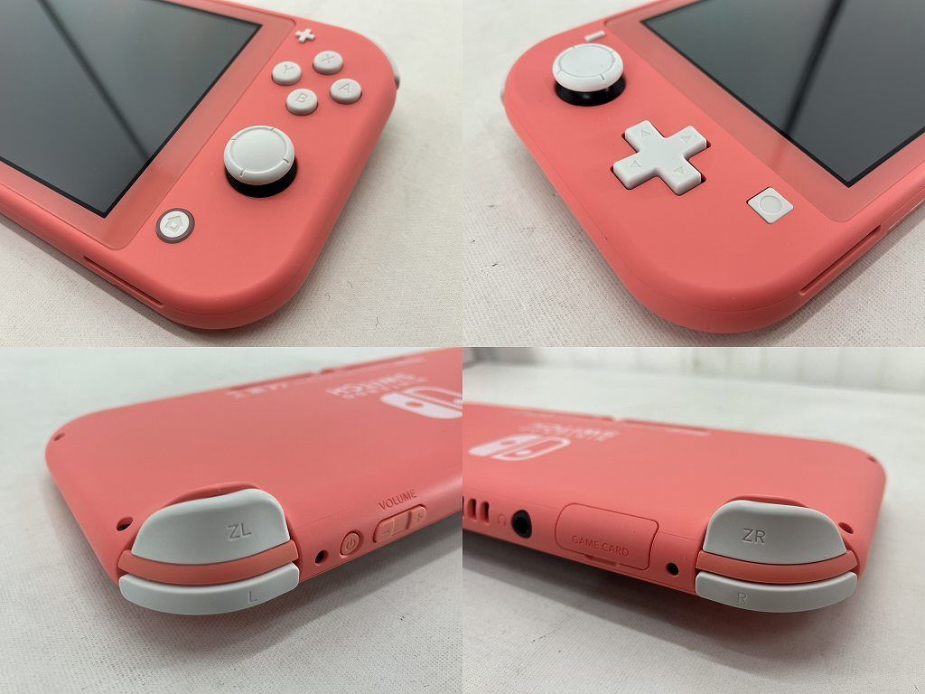 s25t-0004m【】Nintendo Switch Lite コーラル HDH-001充電器・箱付き