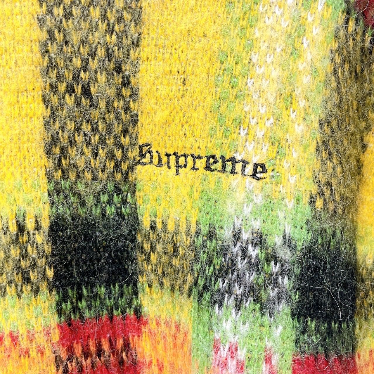 美品】20AW/Supreme Brushed Plaid Sweater/シュプリーム/ニット 