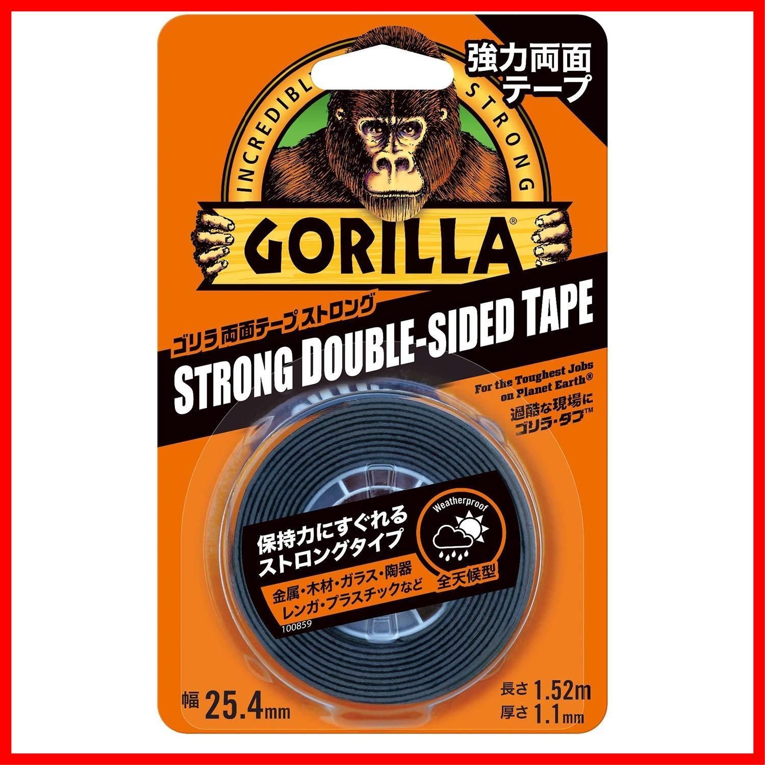 Gorilla Glue ゴリラ強力両面テープ ストロング 25.4mm×1.52m タイガーショップ メルカリ