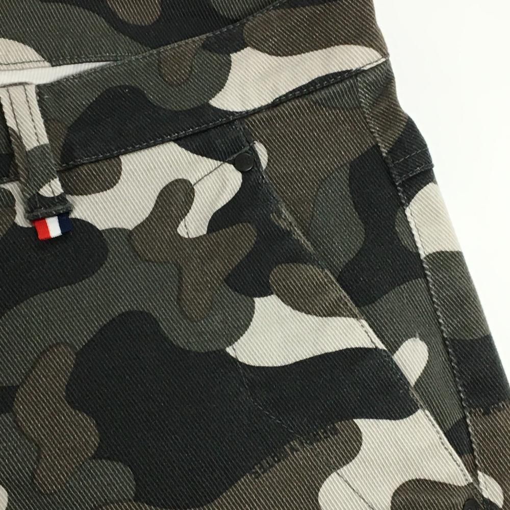 パーリーゲイツ パンツ カーキ×黒 カモフラ 迷彩 ストレッチ メンズ 4