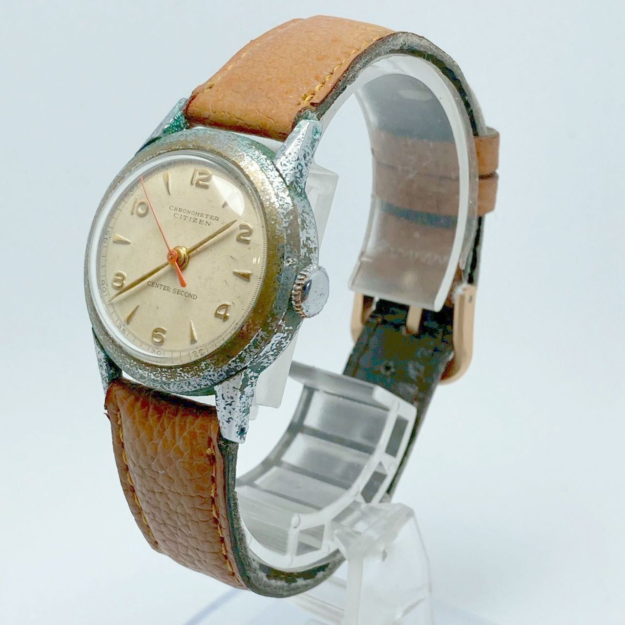 T23 稼働品 CITIZEN シチズン 中三針 手巻き センターセコンド