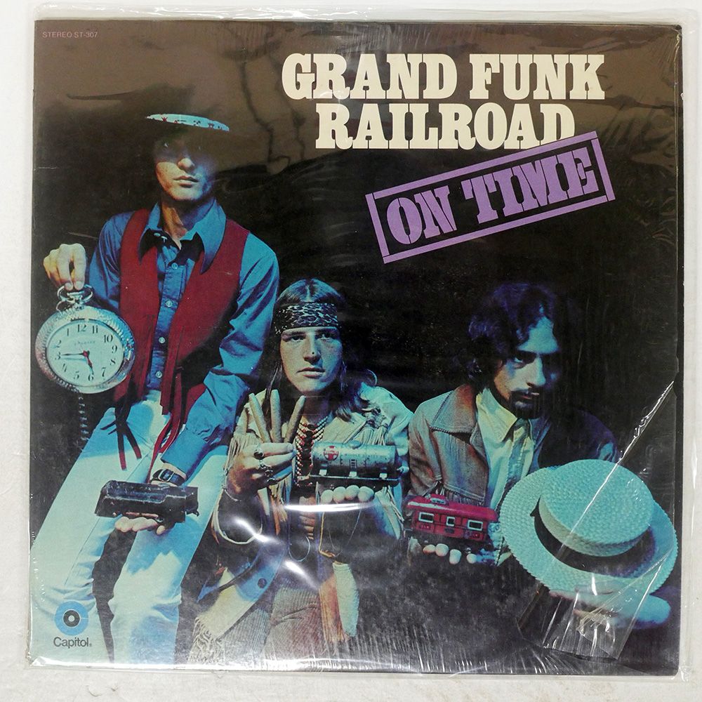 US盤 GRAND FUNK RAILROAD|ON TIME|CAPITOL ST307 LP