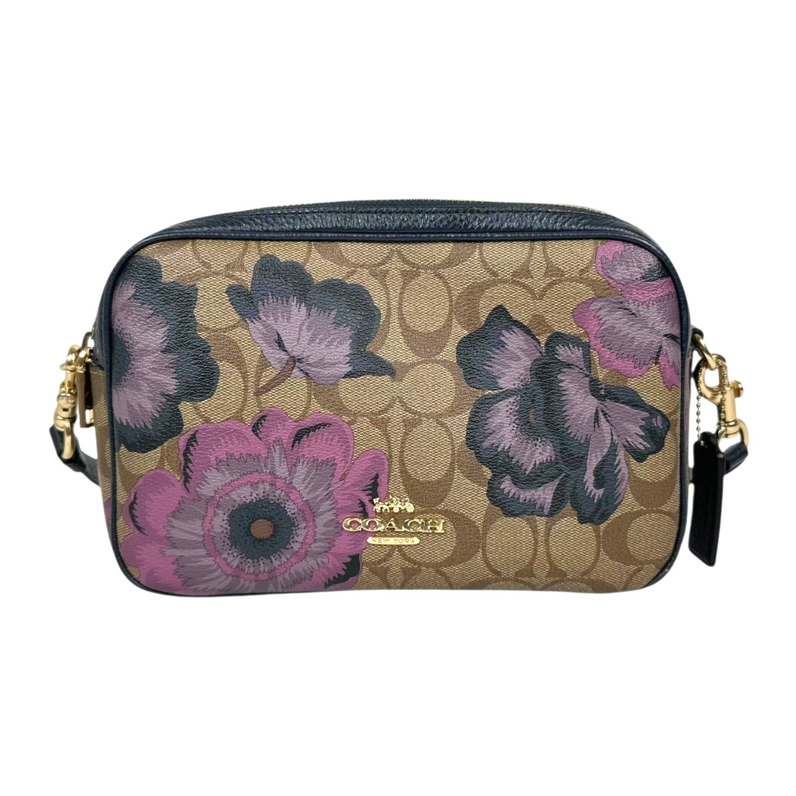 COACH コーチ C2799 Kaffe Fassett カフェファセット ショルダーバッグ コラボ シグネチャー 花柄 レディース 品 -B 9304