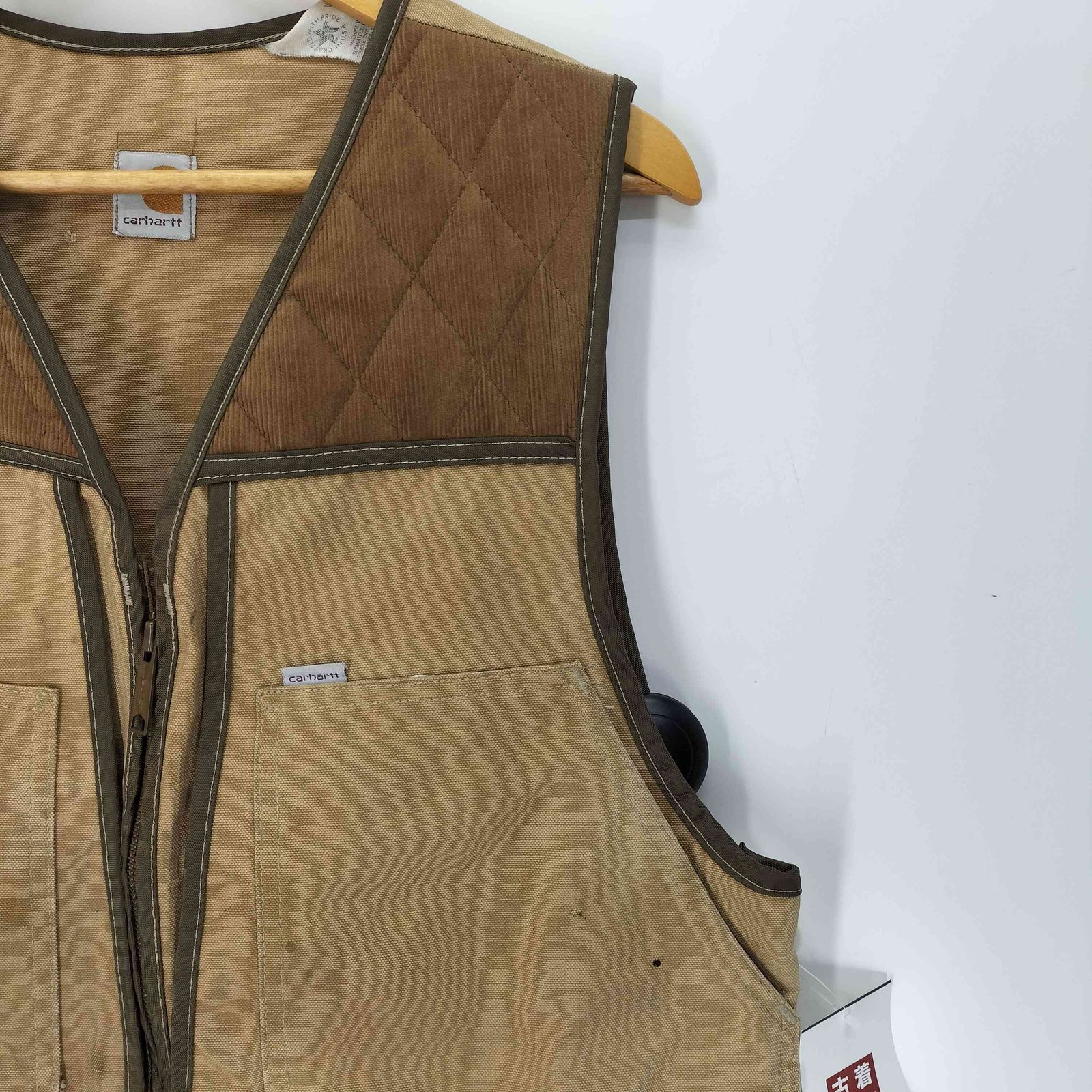 カーハート80s ダックベスト 星タグ USA製 80-90年代ビンテージ カーハート ダックベスト CARHARTT