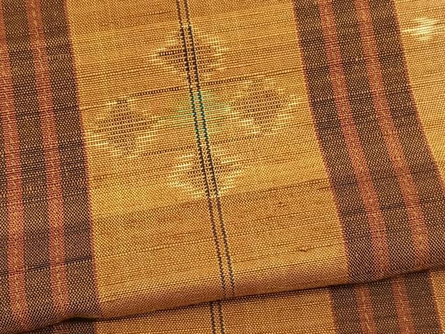 平和屋着物○上質な紬 琉球絣文様 正絹 逸品 BAAT3191hv - メルカリ 