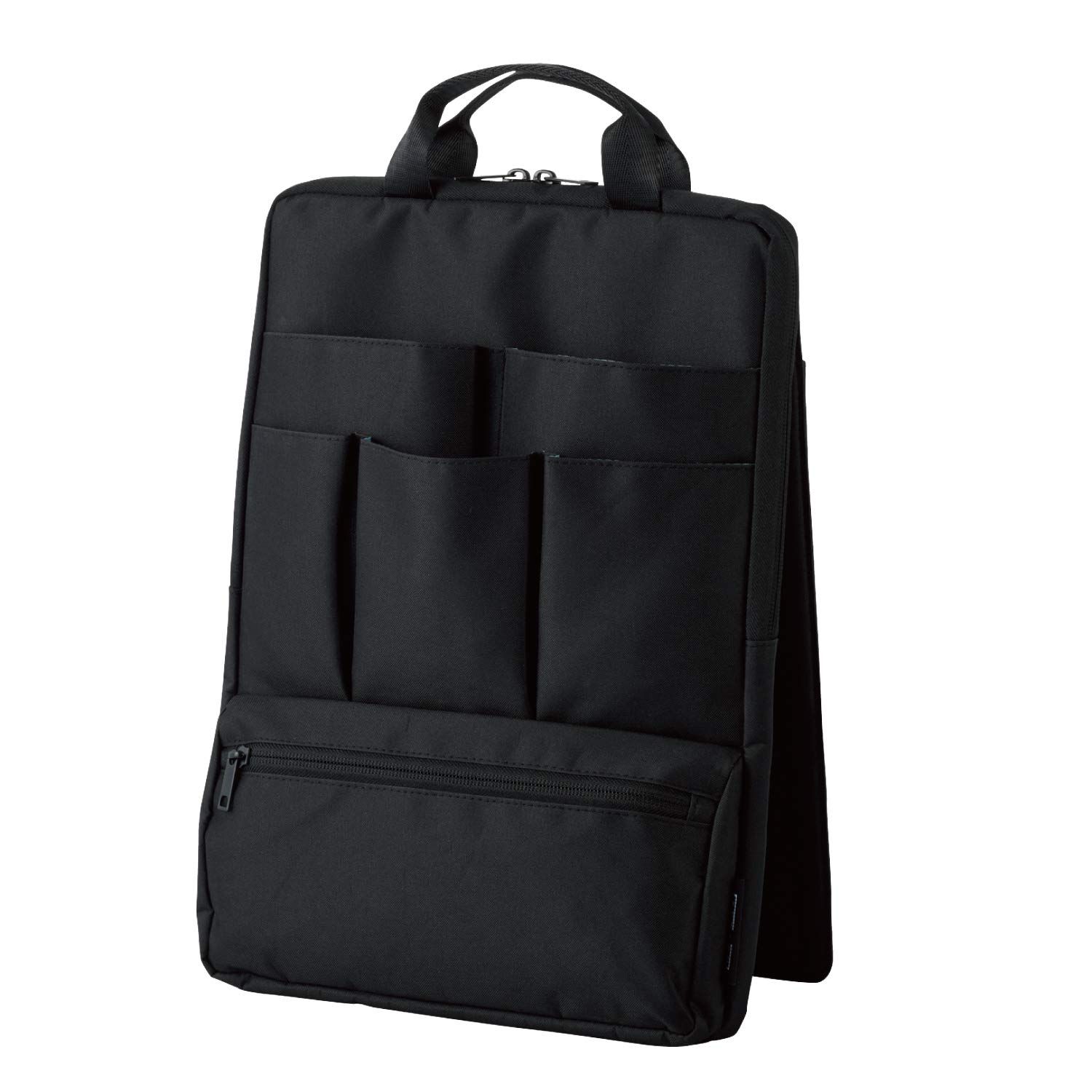 エレコム バッグインバッグ ガジェットポーチ ガジェットケース インナーバッグ型 縦型 13.3inch ブラック BMA-BBIT13BK [縦型]