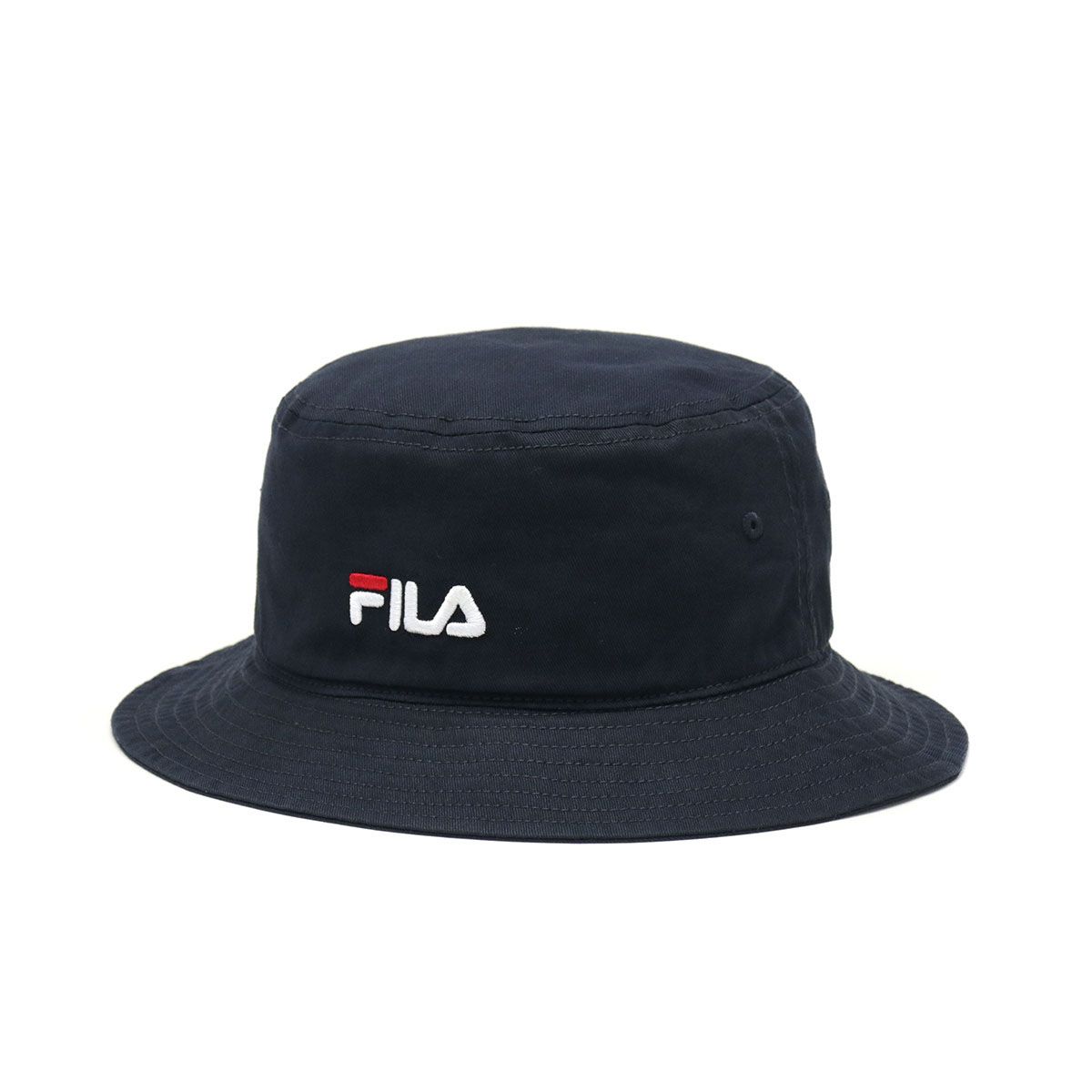 フィラ バケットハット FILA FLS OC.TWILL BUCKET 帽子 ハット バケハ コットン UV 洗濯機 吸汗速乾 メンズ レディース 117-113702 ネイビー(71)
