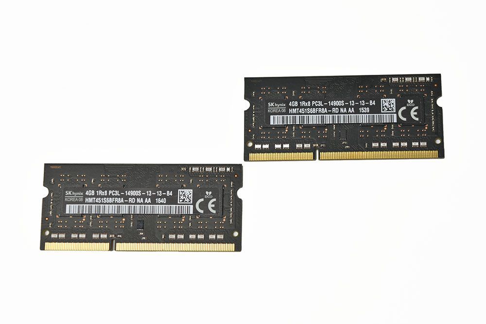 Apple 当日発送 Mac対応 メモリ hynix DDR3L-1866 4GB × 2枚組　PC3L-14900S 品 2-1014-2