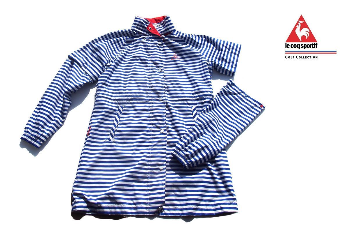 ルコックスポルティフゴルフ｜LE COQ SPORTIF GOLF｜2WAYレインウェア｜QGL7018レディースゴルフウェア｜M