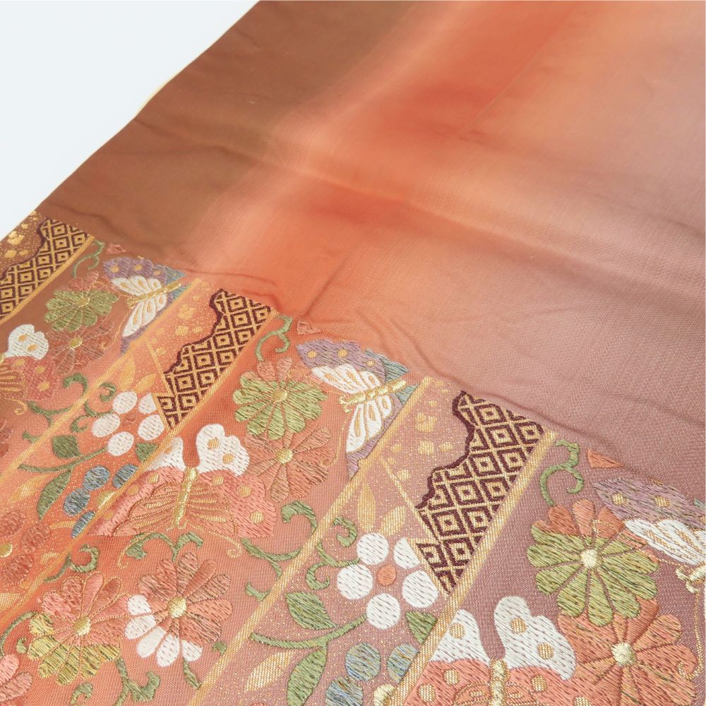 正絹 金銀糸除く